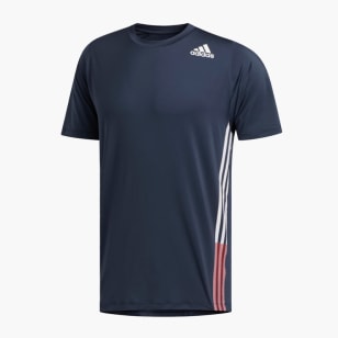 Adidas Freelift 3 Strips Men s T Shirt Black Rogue Fitness